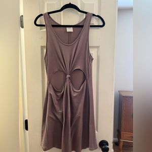Dress with cut outs